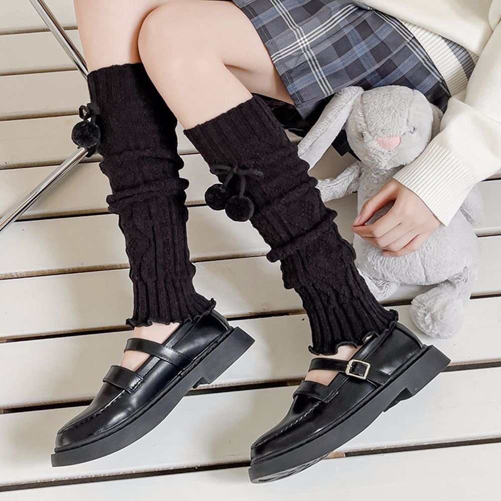 Vớ dệt kim co giãn màu sắc ngọt ngào phong cách retro Nhật Bản VANES1