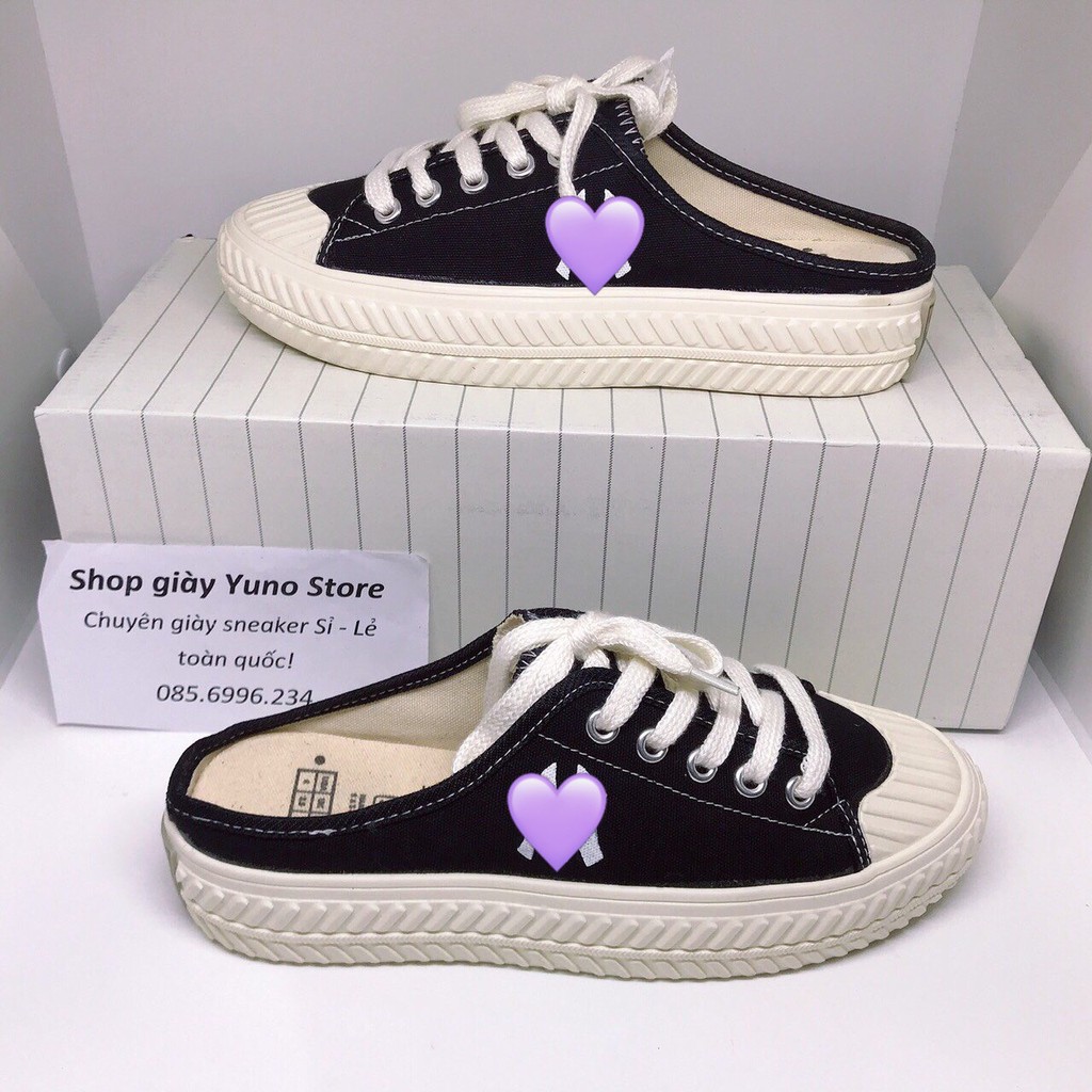 [Mã FAXANH245 giảm 10K đơn 50K] Giày Thể Thao Sneaker Đen Đế Cao Su Cao Cấp - MĐ1 | BigBuy360 - bigbuy360.vn