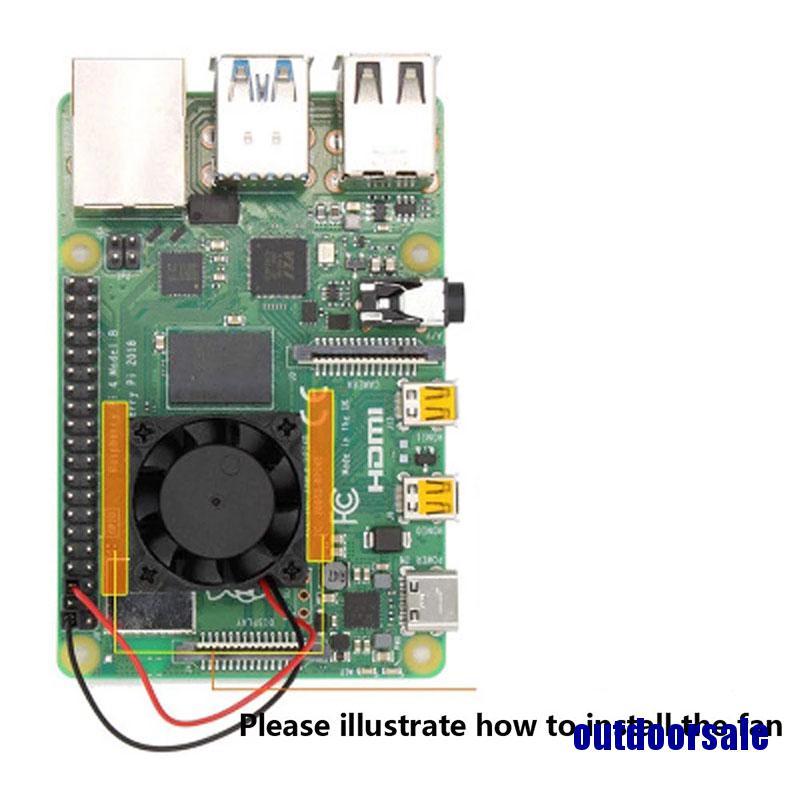 Quạt Tản Nhiệt 1 / 2 Cho Raspberry Pi 4b