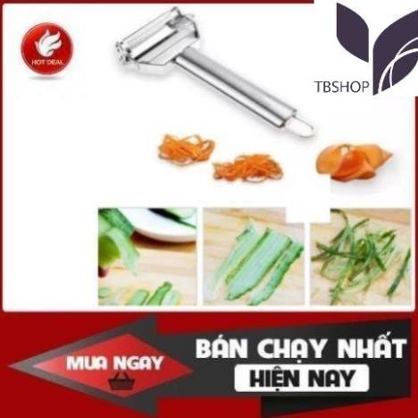 Nạo sợi rau củ cầm tay 3 in 1 inox 304 - Đa dạng, nhiều công dụng như gọt rau củ quả, bào nhỏ cà rốt