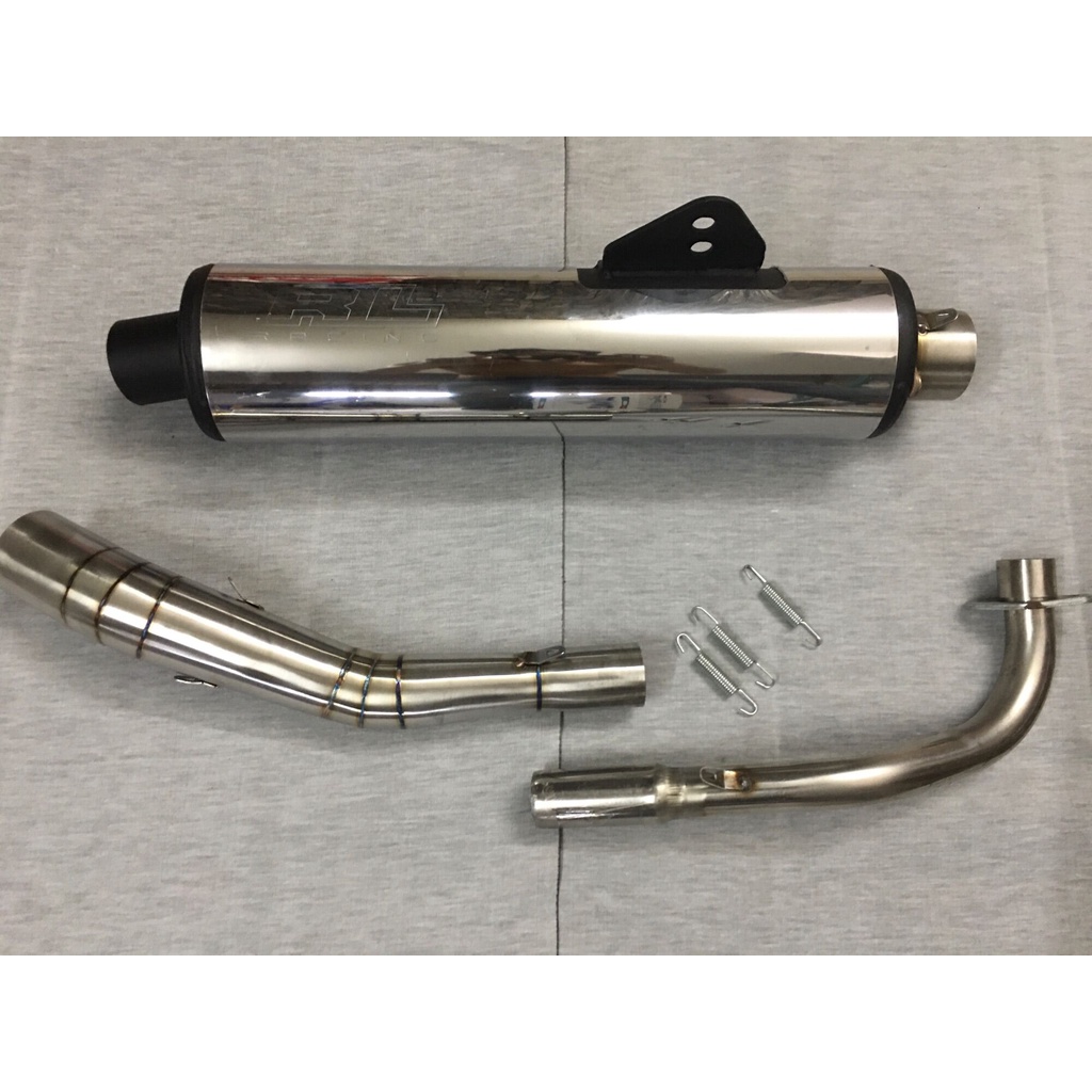 Trọn Bộ Pô CBR Gắn Sirius , Wave nhỏ Adapter rời full ốp inox kèm Cổ 2 khúc siêu xịn