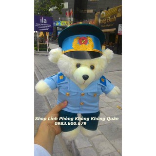 Gấu Bông Bộ Đội Phòng Không Không Quân 40 cm