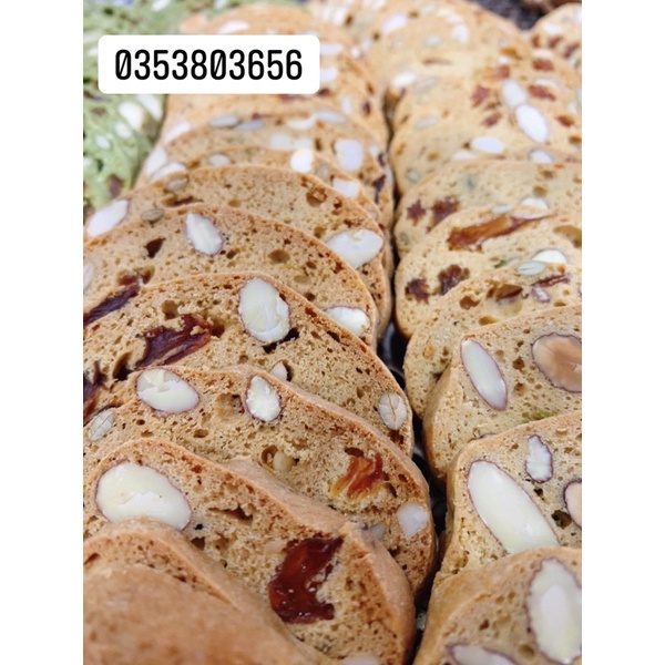 Bánh Biscotti 3 vị và mix 3 vị đồng giá