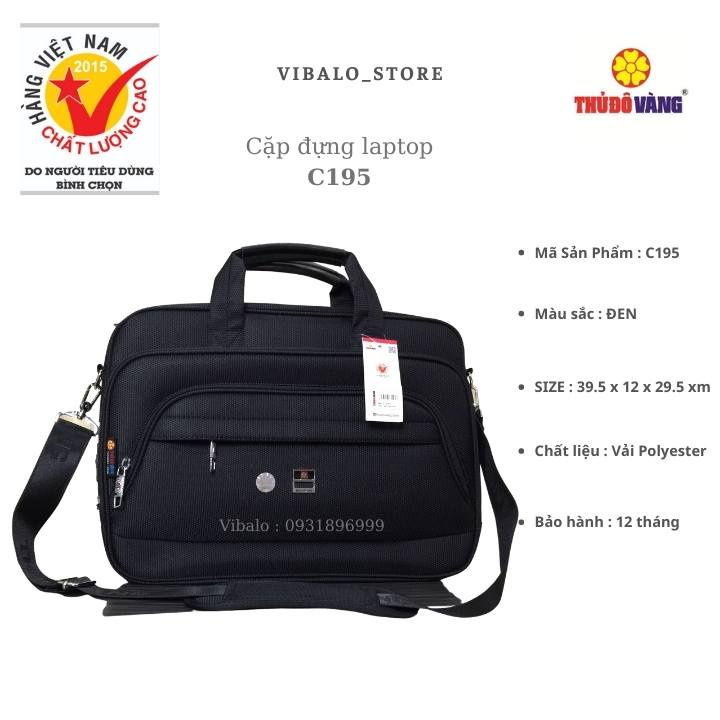 Túi Cặp Đựng Laptop Công Sở Túi Giáo Viên Nhiều Ngăn cao cấp có khóa đáy C195 Thủ Đô Vàng