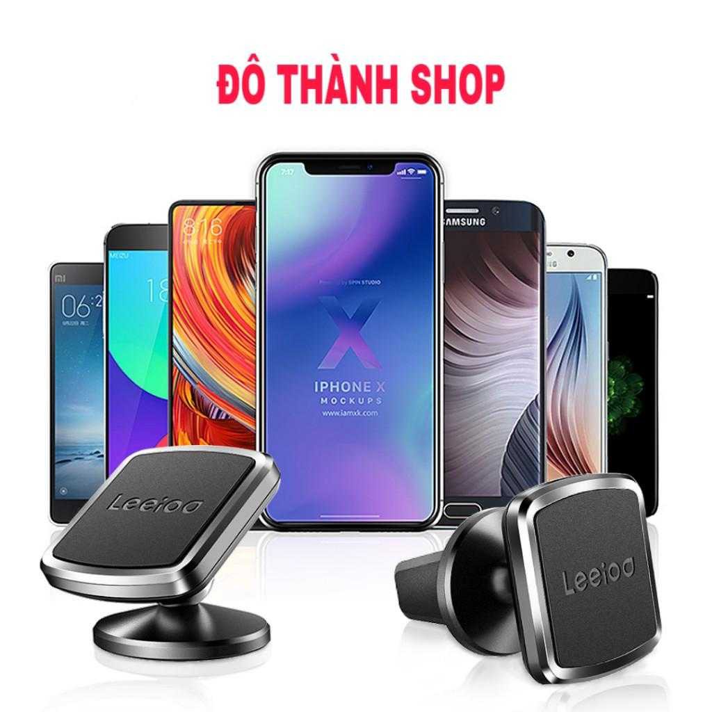 Giá đỡ điện thoại LEEIOO đa năng nam châm cao cấp DÁN BỀ MẶT VÀ GÀI QUẠT GIÓ