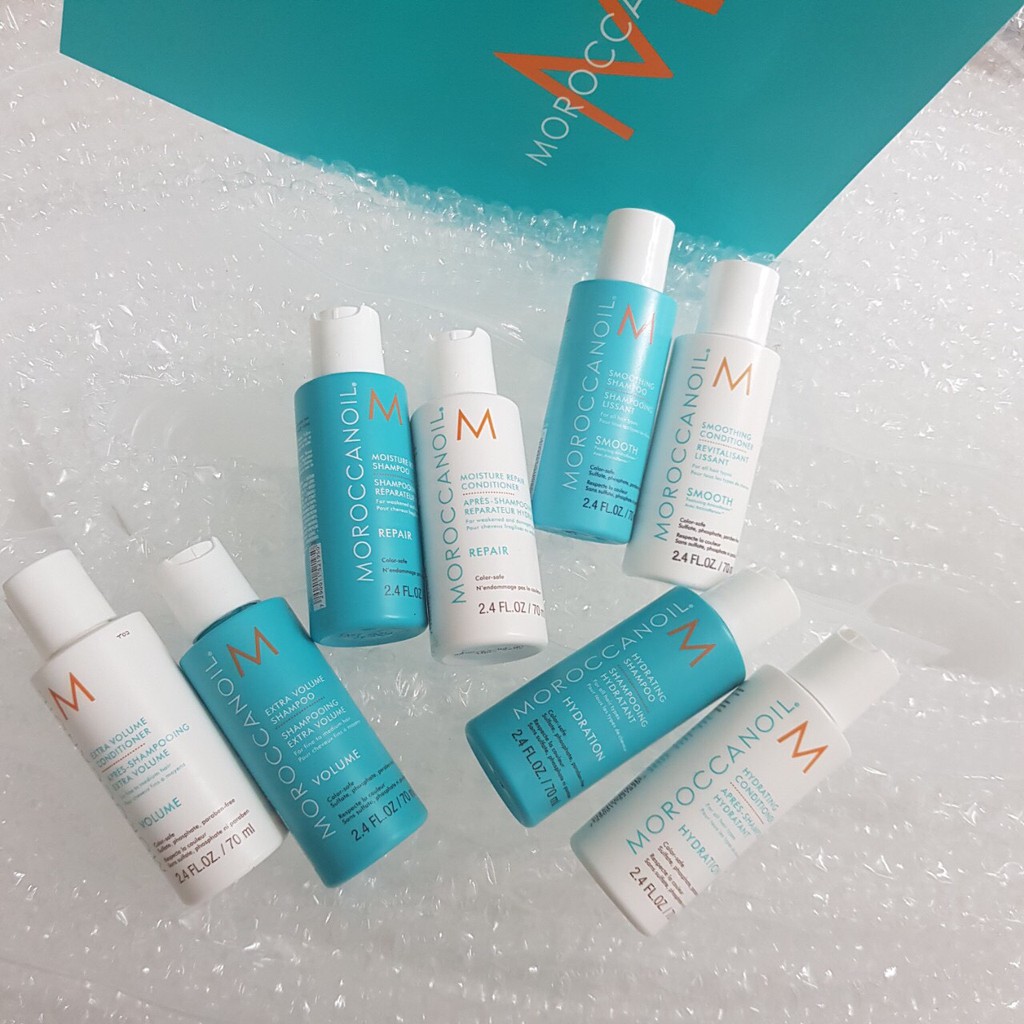 [Chính Hãng]🌺🌺Dầu gội xả tăng phồng Moroccanoil Extra Volume 70mlx2