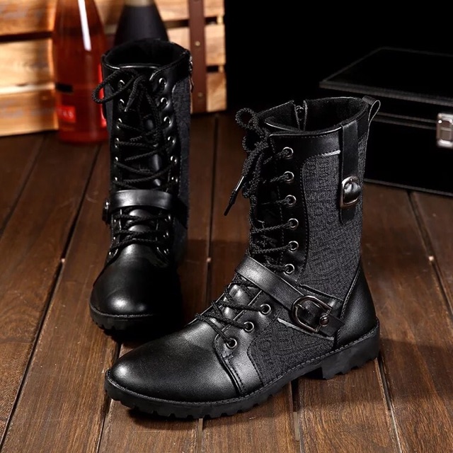 Giày nam cao cổ (boot combat)💯 Hàng New