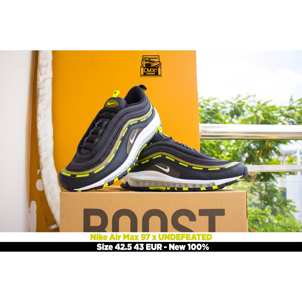 😘 [ HÀNG CHÍNH HÃNG ] Giày Nike Air Max 97 UNDEFEATED Black Volt ( DC4830-001 ) - REAL AUTHETIC 100%