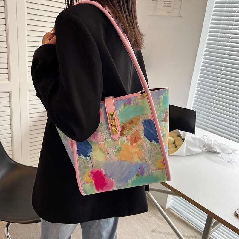 IELGY Túi Đeo Vai Cỡ Lớn Thời Trang Cho Nữ