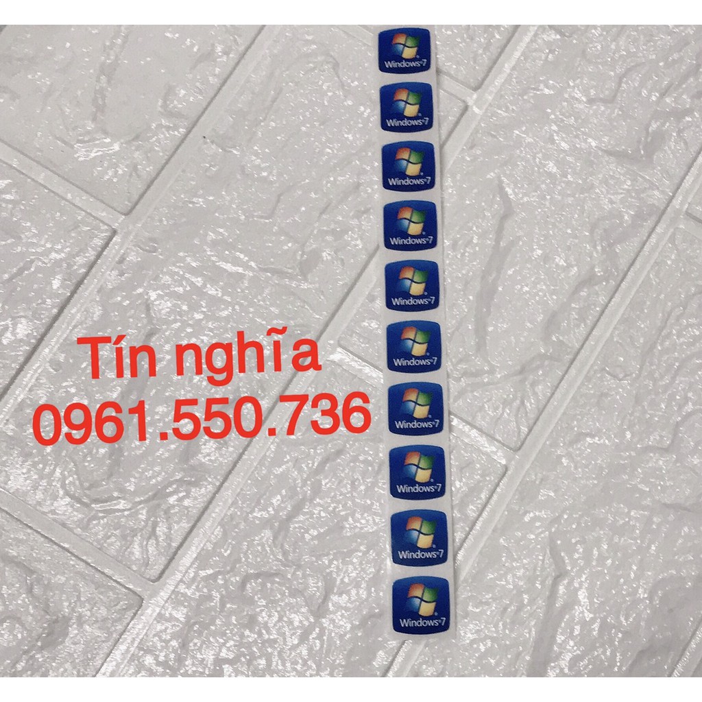 Tem Logo Windows 7 | BigBuy360 - bigbuy360.vn