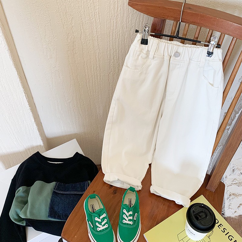 Quần kaki dáng baggy phong cách Hàn Quốc cho bé Q850 [FORM CÓ BỤNG RỘNG 1 SIZE VÀ CHIỀU DÀI NGẮN]