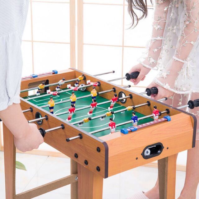 Bàn bi lắc bóng đá 6 tay cầm loại to chân cao 69 x 64 x 37 cm