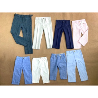 Combo quần vải linen cho bé