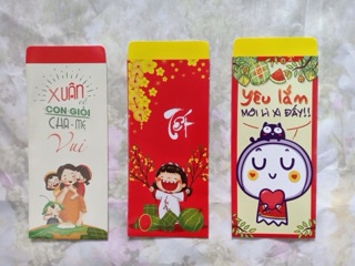 250 bao lì xì chọn mẫu