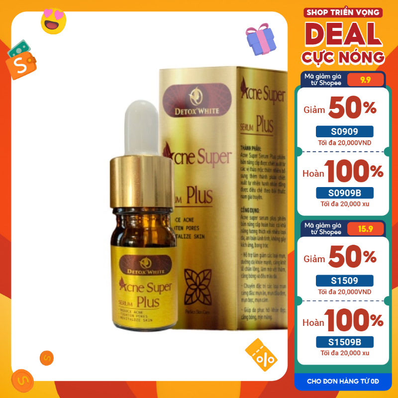 Serum Mụn Đông Y Detox White Acne Super Serum
