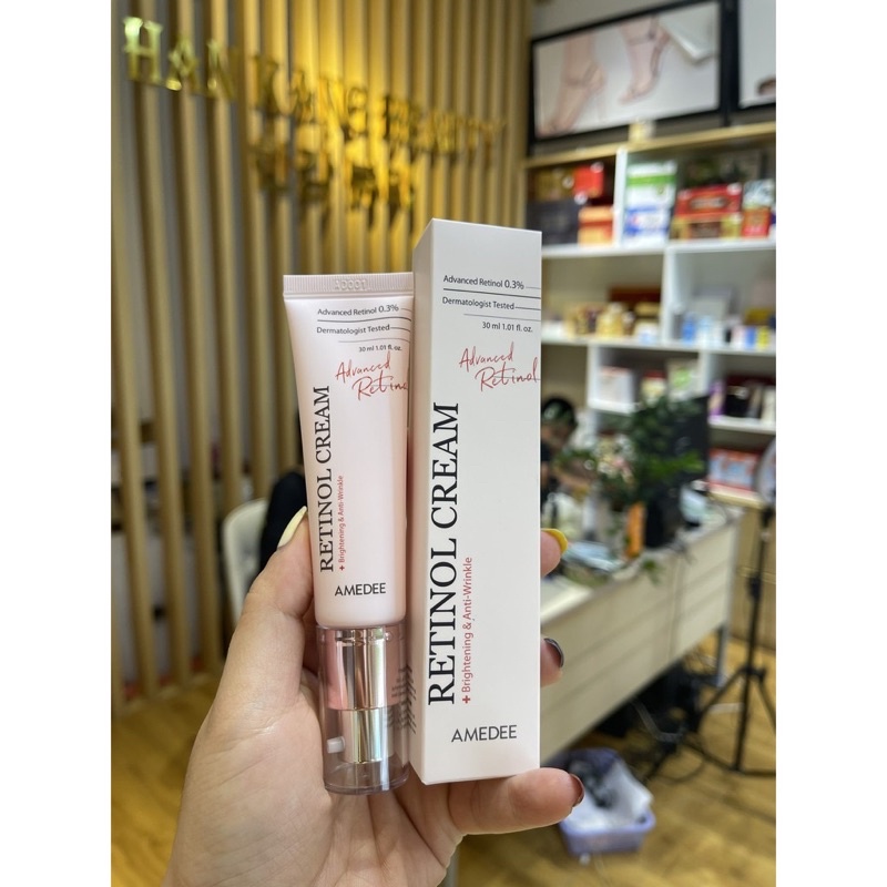 Kem chống lão hoá mụn nám tàn nhang retinol 0,3% Amede - Hàng chính hãng