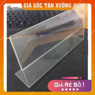 [Mica Việt Nam] [Giá gốc Tận Xưởng] KỆ MICA CHỨC DANH ĐỂ BÀN MỘT MẶT KÍCH THƯỚC 30X10 CM