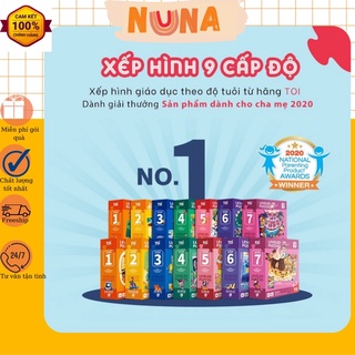 Bộ xếp hình toi 9 cấp độ cho bé 1.5- 8 tuổi. toi puzzle