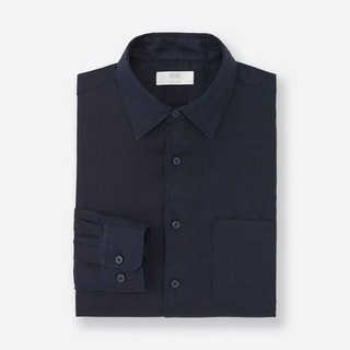 Áo sơ mi vải lanh Uniqlo