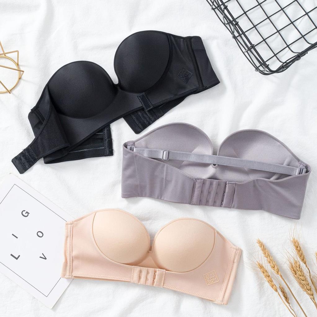 Áo Lót Chống Tụt Tạo Khe Đai Nâng Cài Trước