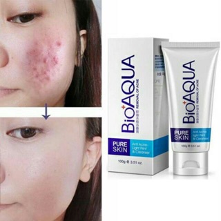 [RẺ VÔ ĐỊCH] Sữa rửa mặt mụn Bioqua 100g