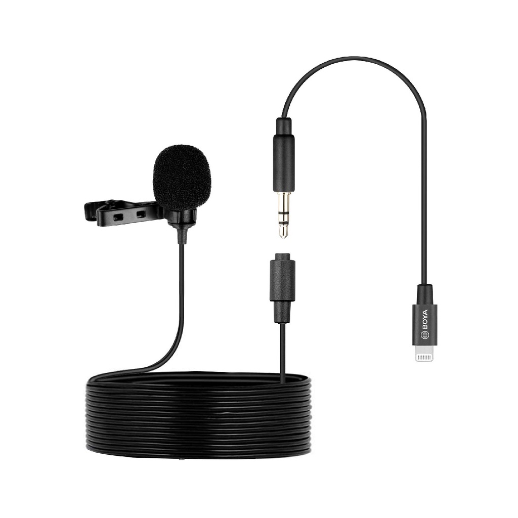 [BẢO HÀNH 2 NĂM]BOYA BY-M2 - Mic thu âm cổng Lightning dành cho điện thoại iPhone