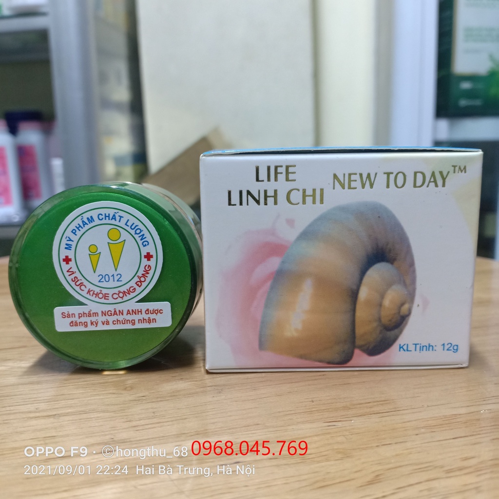 Kem dưỡng trắng da tái tạo 3 in 1 LIFE LINH CHI NEW TO DAY 12g