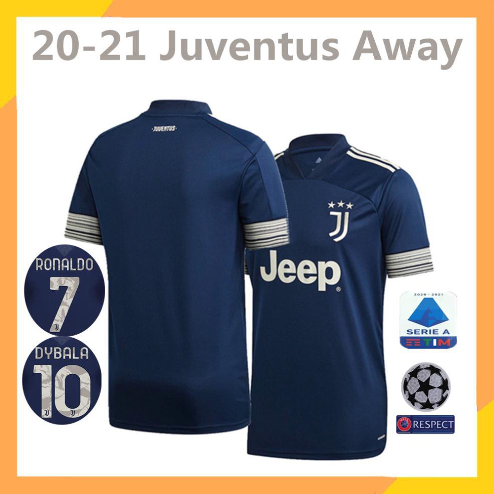 Áo Juventus sân khách  20-21 quần áo đá bóng *