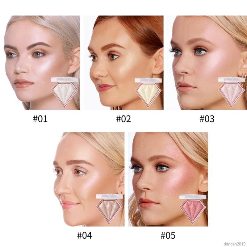 Bảng phấn bắt sáng tạo khối màu đồng long lanh chuyên dụng