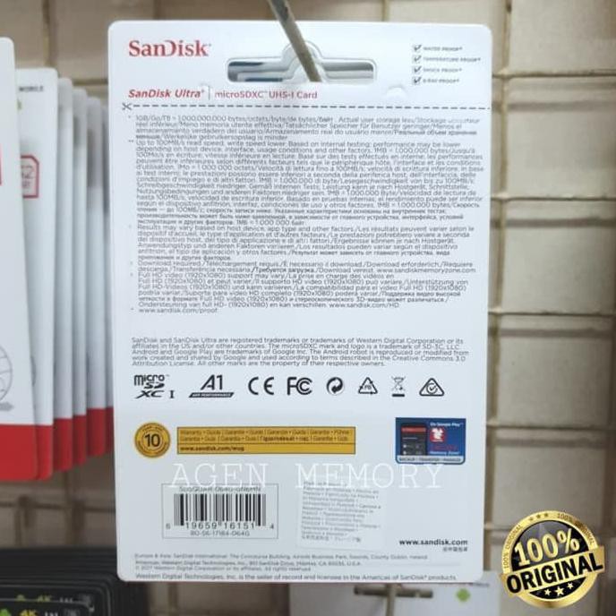 Thẻ Nhớ Micro Sd 64gb 100mb / S Ultra Class 10 Rog 876