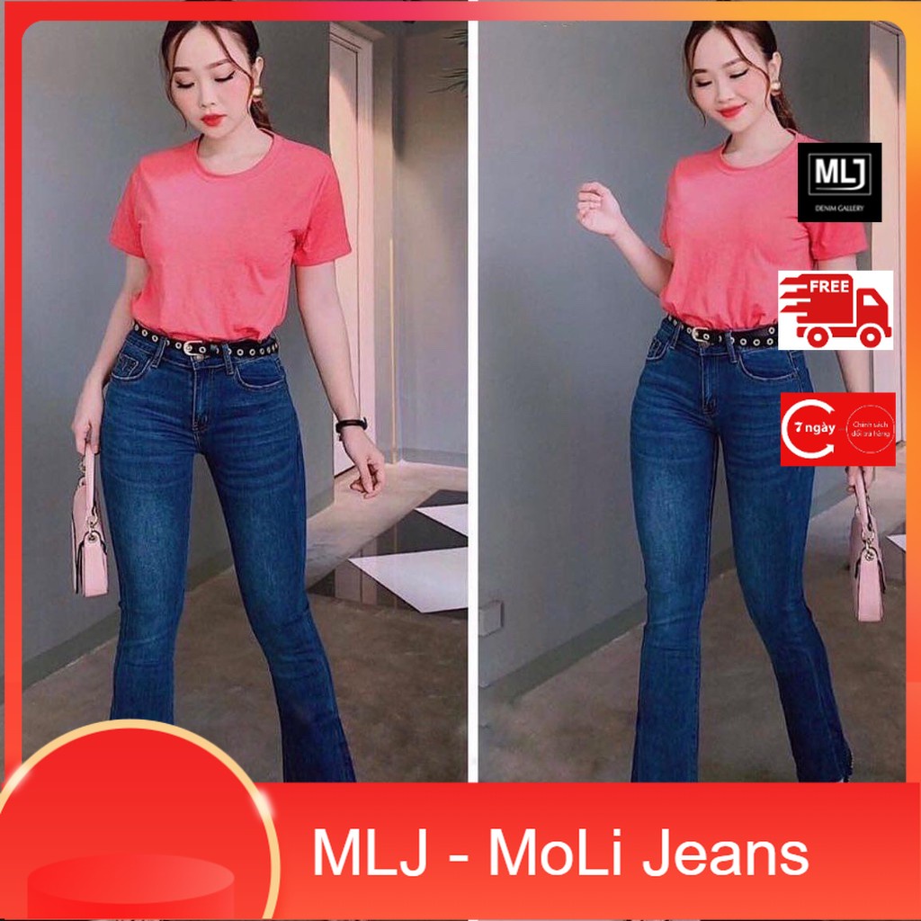 Quần jean dài BIG SIZE ống loe rẻ đẹp dành cho người béo