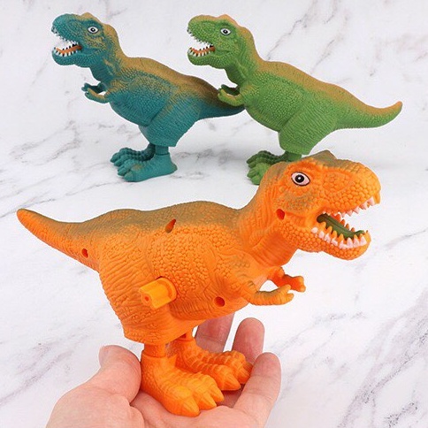 Combo 3 đồ chơi vặn dây cót khủng long nhảy Tyrannosaurus
