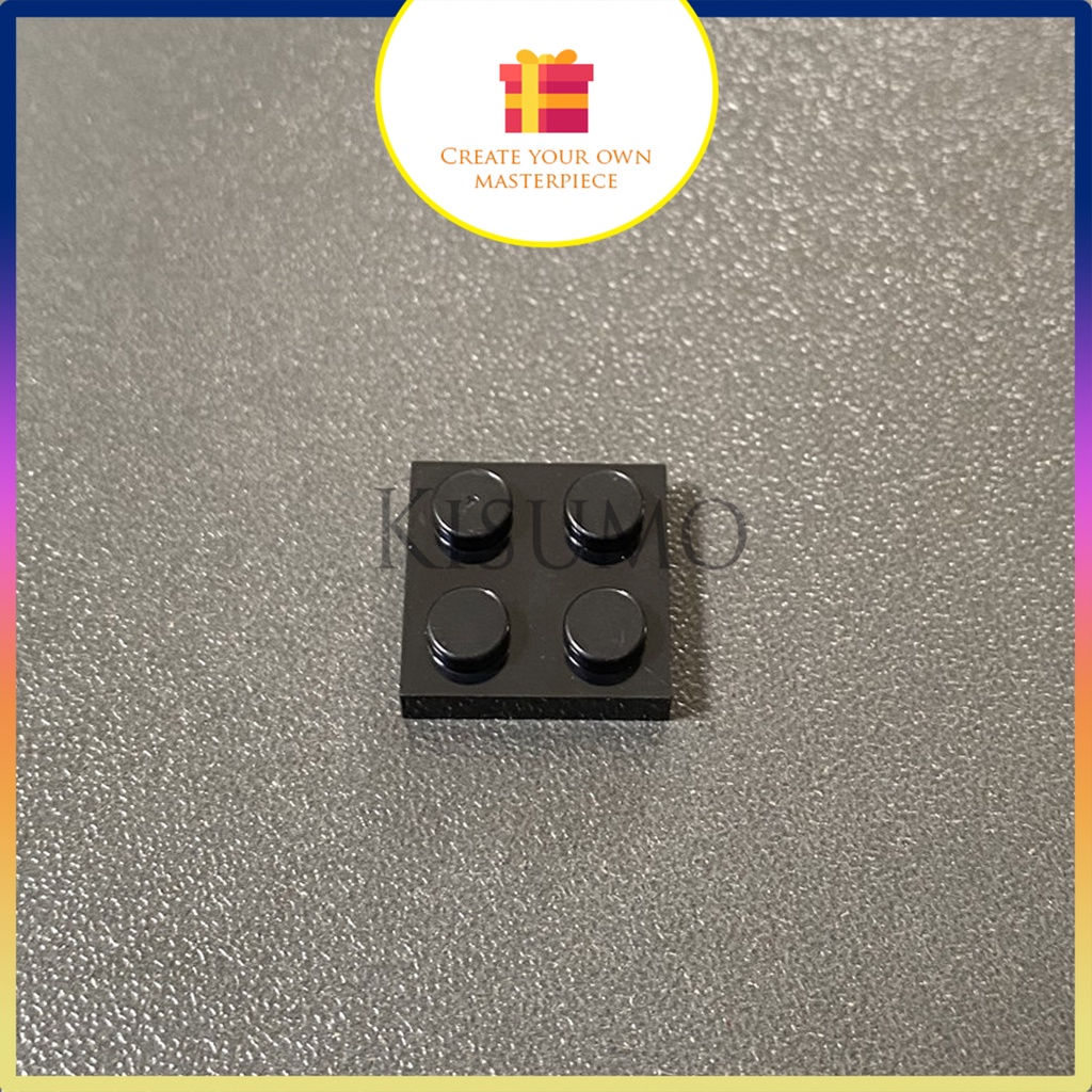 Đồ chơi giáo dục lắp ráp le. go logo moc combo 20 gạch dẹt 2x2 b7 3022