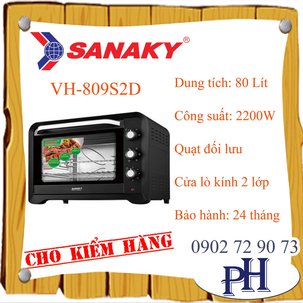 LÒ NƯỚNG SANAKY VH-809S2D