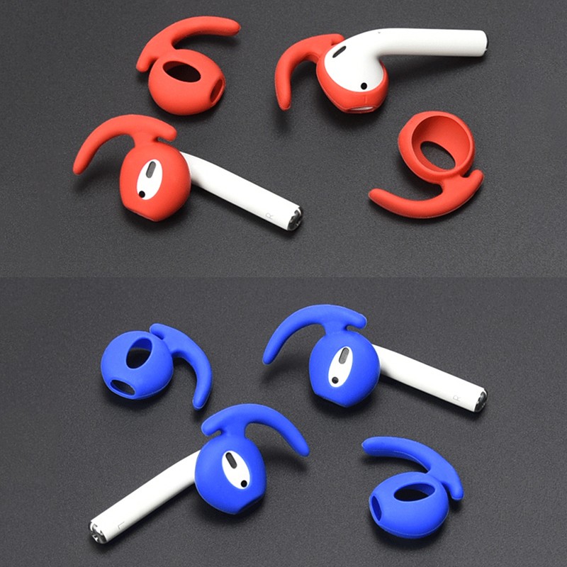 1 Cặp Vỏ Bảo Vệ Hộp Sạc Tai Nghe Airpods Bằng Silicon Mềm Chống Trượt Tiện Dụng Ốp | BigBuy360 - bigbuy360.vn