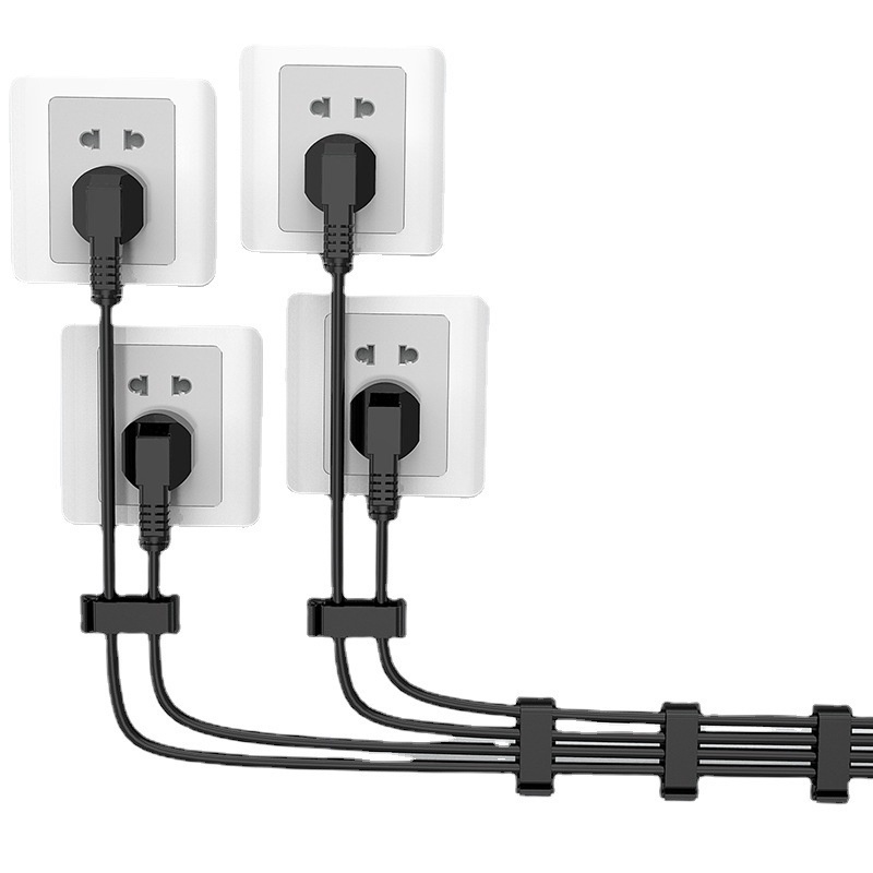 Giá đỡ dây cáp tai nghe bằng nhựa mini tiện dụng