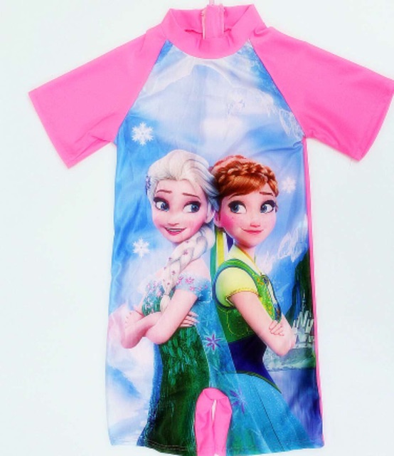 (hàng QC) Bộ bơi liền cho bé gái Elsa sz 10-28kg đồ bơi trẻ em nữ ( hàng sẵn, ship HOẢ TỐC) SUBIN kids