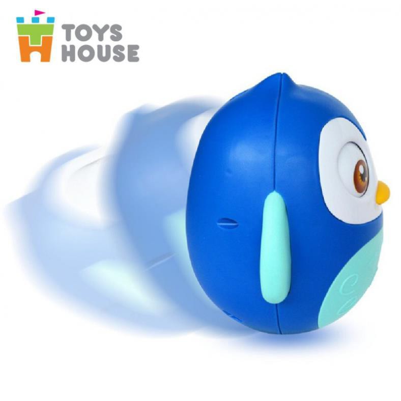 Đồ chơi lật đật hình Cú mèo Toyshouse màu Xanh 0720-TH-HE0201-B