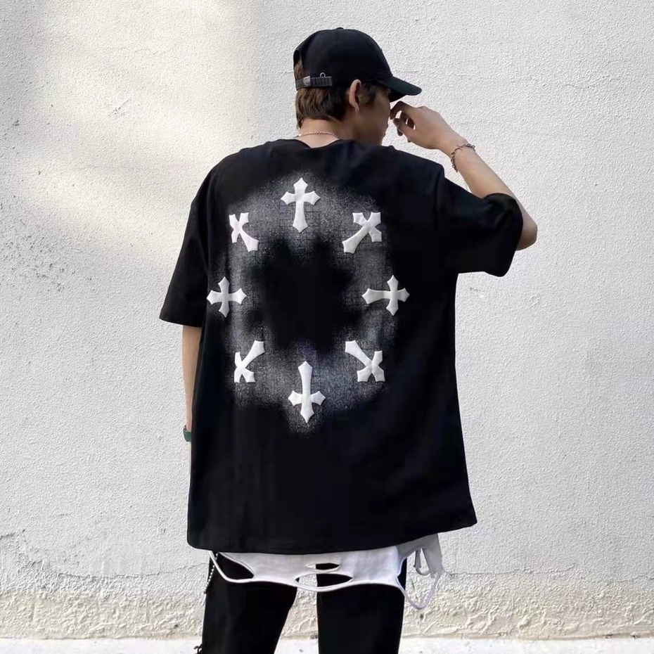 Áo thun nam hàn quốc  nam ngắn tay in chữ phong cách thời trang