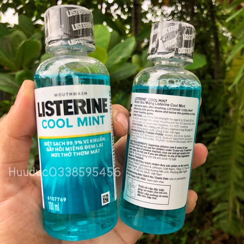 Nước Súc Miệng Listerine Cool Mint 100ml