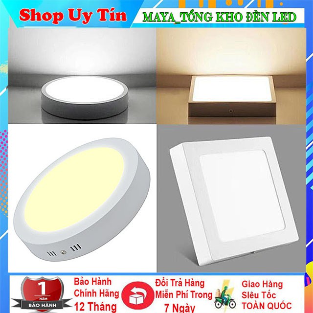 Đèn Ốp Trần Panel Nổi, đèn trang trí trần nhà - hiên - phòng tắm - phòng ngủ.