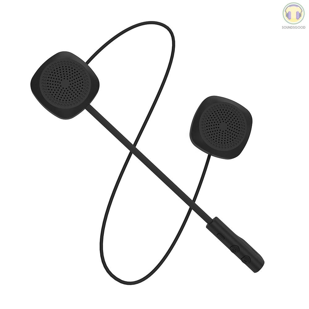 Tai nghe Bluetooth 5.0+EDR không dây tích hợp mic rảnh tay gắn nón bảo hiểm lái xe mô tô