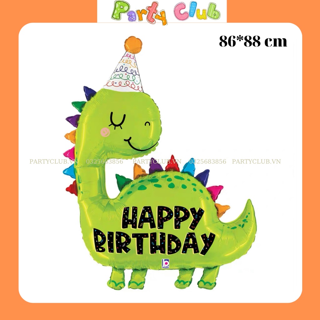 Bóng hình khủng long sinh nhật mẫu mới