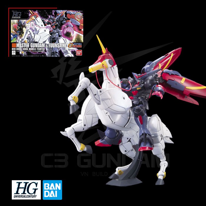 [BANDAI] MÔ HÌNH LẮP RÁP GUNDAM HG 1/144 MASTER GUNDAM &amp; FUUNSAIKI GUNDAM UC HGUC BANDAI GUNPLA CHÍNH HÃNG NHẬT BẢN