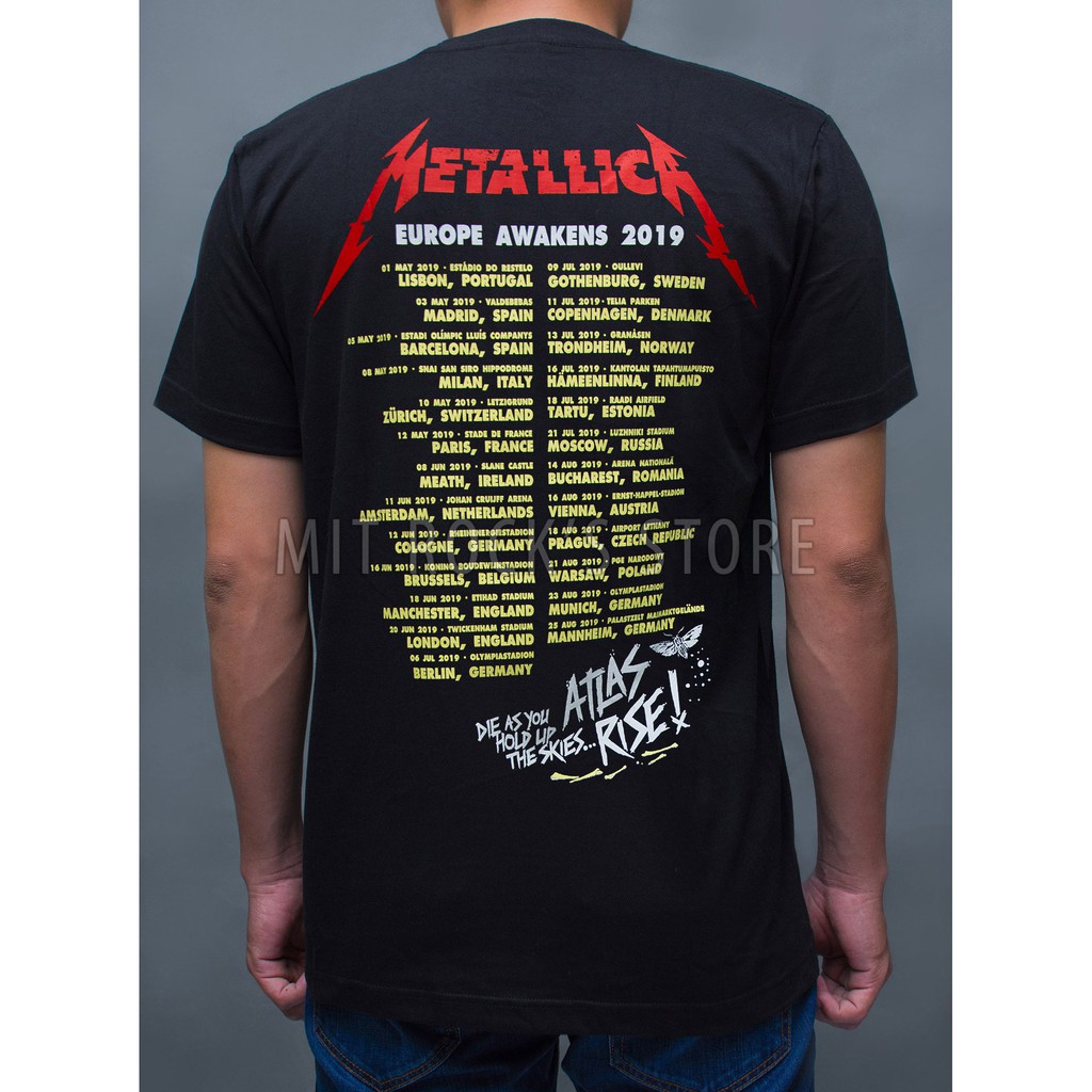 Áo Metallica - Rock band tee - Áo Rock - Size S, M, L, XL, XXL - Áo Thái Lan