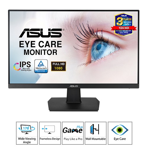 [Mã ELRE1TR giảm 5% đơn 1TR] Màn Hình Asus VA27EHE 27" Full HD (1920x1080) IPS Bảo Vệ Mắt - Hàng Chính Hãng | BigBuy360 - bigbuy360.vn
