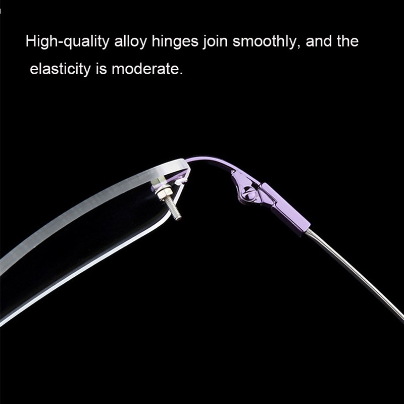 Mắt Kính Không Gọng Bằng Titan Linh Hoạt Siêu Nhẹ