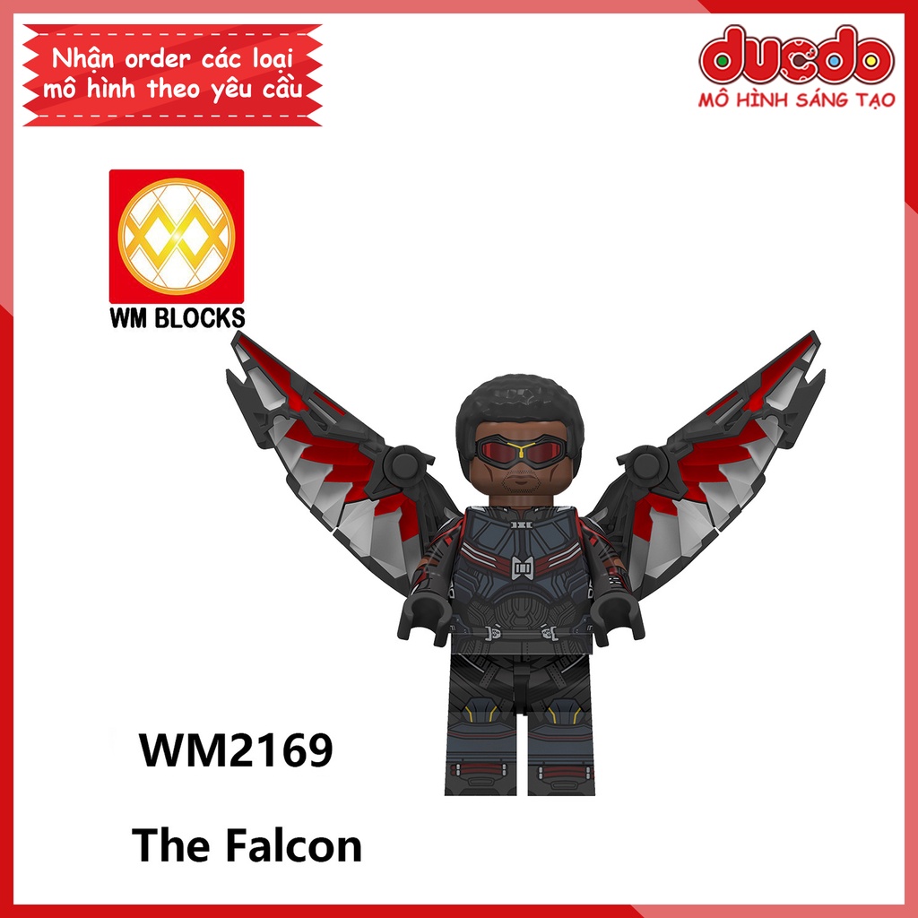 Minifigures các nhân vật trong Marvel Winter Soldier Falcon - Đồ chơi Lắp ghép Xếp hình Mini Mô hình Iron Man WM WM6117