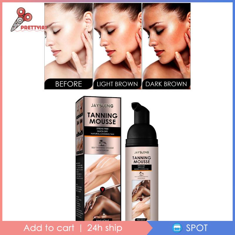 Lotion Tự Làm Tanning Mousse Nhanh Chóng Prettyia1 Chăm Sóc Da