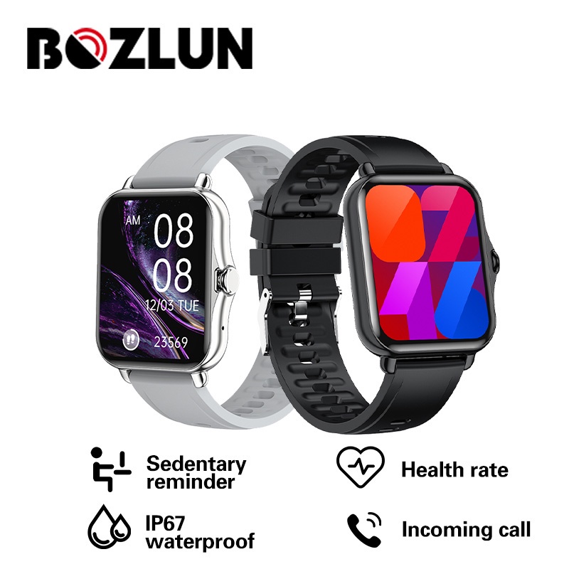 BOZLUN Đồng hồ thông minh nhiều chế độ thể thao, nhắc cuộc gọi từ xa, chức năng thông báo tin nhắn